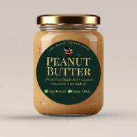 Omega Rich Peanut Butter (With Flax Seeds & Sweetened Naturally with Dates)