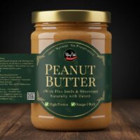 Omega Rich Peanut Butter (With Flax Seeds & Sweetened Naturally with Dates)