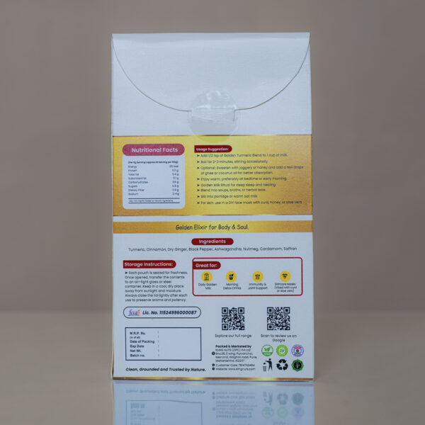 Second image of Kling Nuts – Golden Turmeric Latte - 150gm